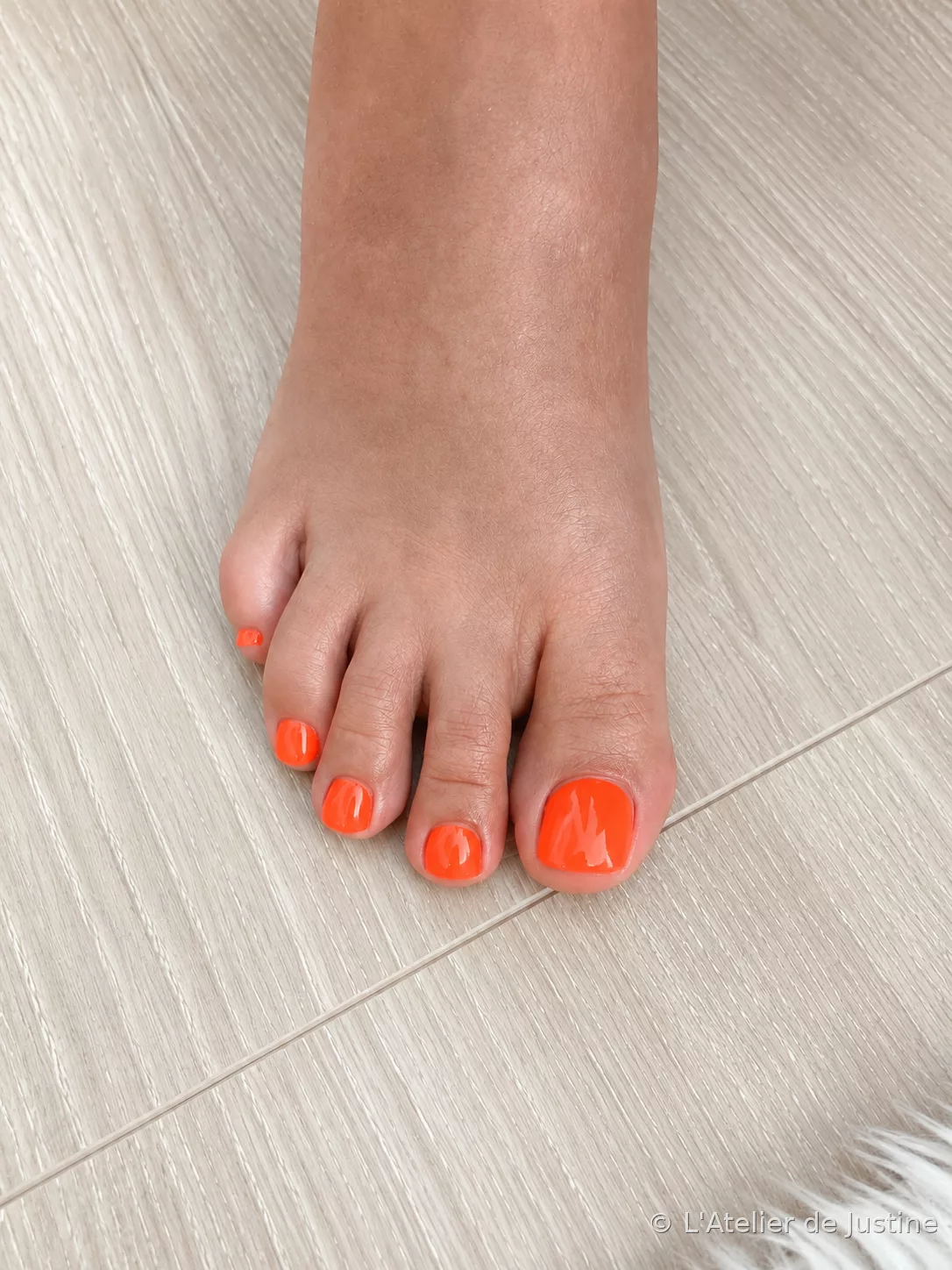 Semi permanent Pieds Orange 🍊